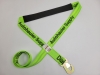 2" x 8' Hi-VIZ Green DIAMOND WEAVE Wheel Lift Strap with Flat Snap Hook and 18" Cordura Sleeve